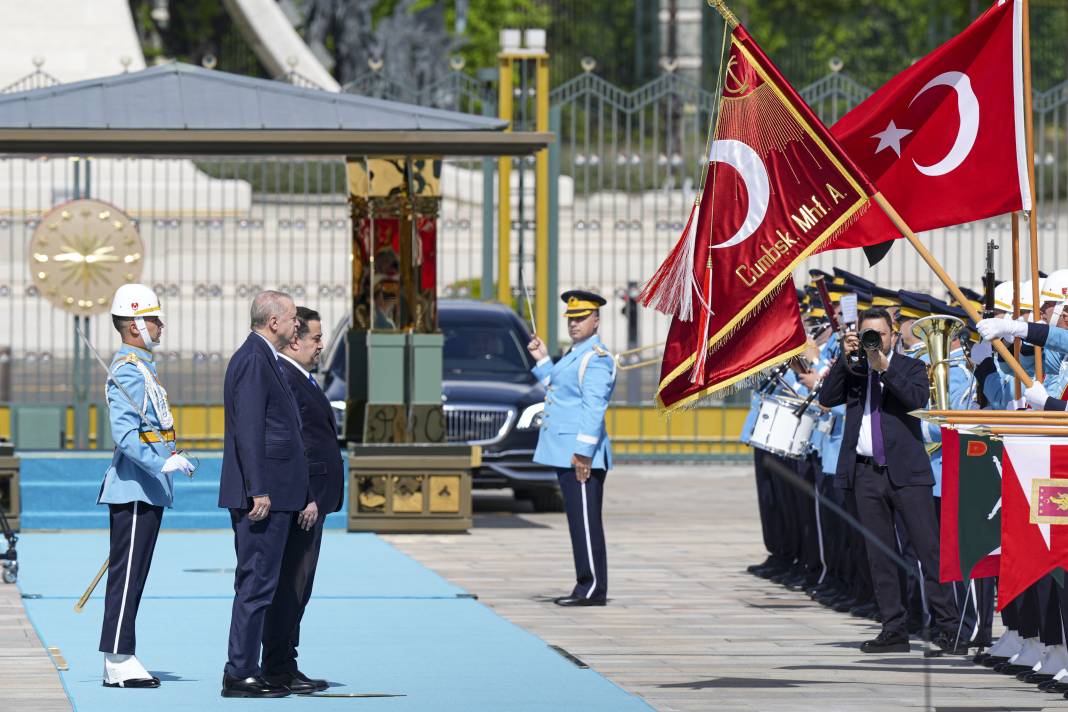 Irak Başbakanı Ankara’da! Külliye’de resmi tören: Sudani’den güç birliği mesajı... 23